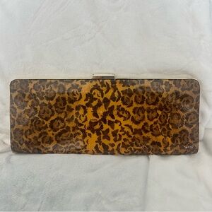Bally rare vintage Butterfly Illusion long clutch
